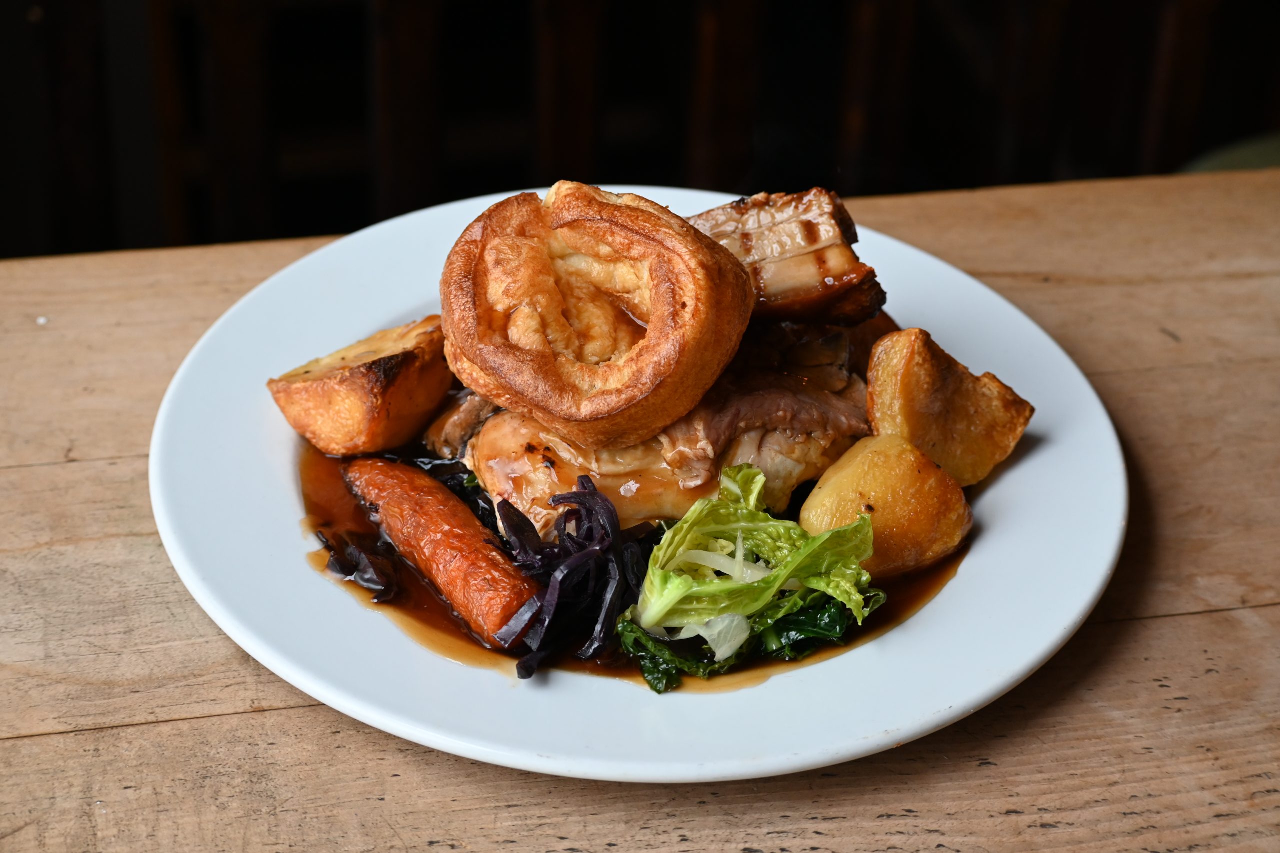 A Sunday roast served at The Old Frizzle